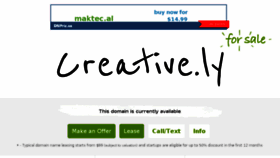 What Creative.ly website looked like in 2016 (8 years ago)
