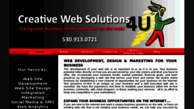 What Creativewebsolutions4u.com website looked like in 2016 (8 years ago)