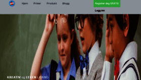What Creaza.no website looked like in 2016 (9 years ago)