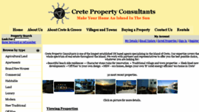 What Creteproperty.co.uk website looked like in 2016 (8 years ago)