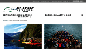 What Cruisewest.com website looked like in 2016 (8 years ago)