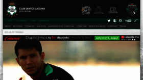 What Clubsantoslaguna.com.mx website looked like in 2016 (8 years ago)