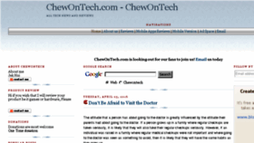 What Chewontech.com website looked like in 2016 (8 years ago)
