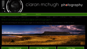 What Ciaranmchugh.com website looked like in 2016 (8 years ago)
