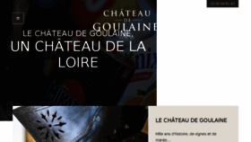 What Chateaudegoulaine.fr website looked like in 2016 (8 years ago)