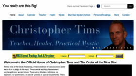 What Christophertims.com website looked like in 2016 (8 years ago)