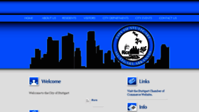 What Cityofstuttgartar.com website looked like in 2016 (8 years ago)