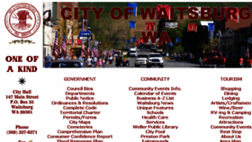 What Cityofwaitsburg.com website looked like in 2016 (8 years ago)