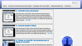 What Curso-autocad.es website looked like in 2016 (8 years ago)