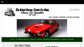 What Classiccarshop.co.uk website looked like in 2016 (7 years ago)
