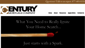 What Centurymortgage.com website looked like in 2016 (8 years ago)