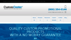 What Customcenter.com website looked like in 2016 (9 years ago)