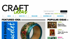 What Craftsnthings.com website looked like in 2016 (8 years ago)