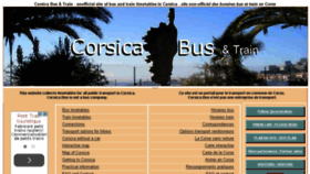 What Corsicabus.org website looked like in 2016 (8 years ago)