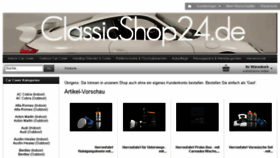 What Classicshop24.de website looked like in 2016 (8 years ago)