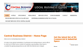 What Centralbusinessdistrict.com website looked like in 2016 (8 years ago)
