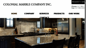 What Colonialmarble.com website looked like in 2016 (8 years ago)