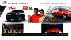 What Chevy.com.ph website looked like in 2016 (8 years ago)