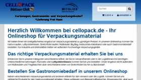 What Cellopack.de website looked like in 2016 (8 years ago)