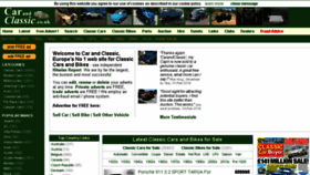 What Carsandclassics.co.uk website looked like in 2016 (8 years ago)