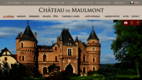 What Chateau-maulmont.com website looked like in 2016 (8 years ago)