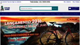 What Ciclesjaime.com.br website looked like in 2016 (8 years ago)