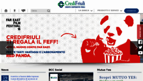 What Credifriuli.it website looked like in 2016 (7 years ago)