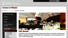 What Carolinaband.org website looked like in 2016 (8 years ago)