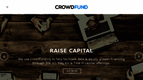 What Crowdfundraiser.com website looked like in 2016 (8 years ago)