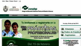 What Conalepveracruz.edu.mx website looked like in 2016 (7 years ago)
