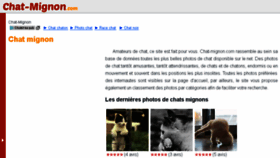 What Chat-mignon.com website looked like in 2016 (8 years ago)