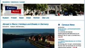 What Campus-mainz.net website looked like in 2016 (8 years ago)