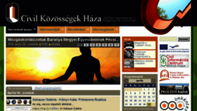 What Ckh.hu website looked like in 2016 (8 years ago)
