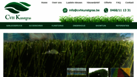 What Cvhkunstgras.be website looked like in 2016 (8 years ago)