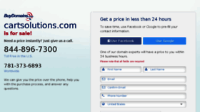 What Cartsolutions.com website looked like in 2016 (7 years ago)