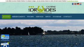 What Camping-les-druides.com website looked like in 2016 (7 years ago)