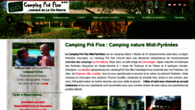 What Camping-pre-fixe.com website looked like in 2016 (8 years ago)