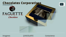 What Chocolatescorporativos.cl website looked like in 2016 (8 years ago)