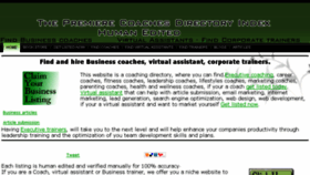 What Coachesindex.net website looked like in 2016 (8 years ago)