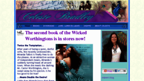 What Celestebradley.com website looked like in 2016 (7 years ago)