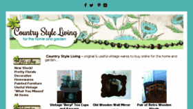 What Countrystyleliving.co.uk website looked like in 2016 (8 years ago)