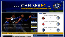 What Chelseafc.sk website looked like in 2016 (8 years ago)