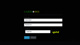 What Cardme.club website looked like in 2016 (7 years ago)