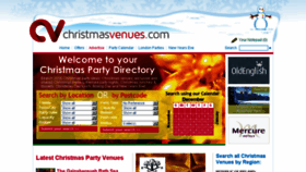 What Christmasvenues.com website looked like in 2016 (8 years ago)