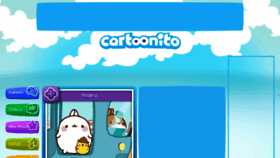 What Cartoonito.com website looked like in 2016 (7 years ago)
