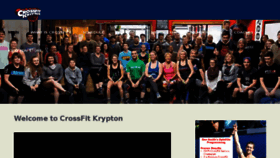 What Crossfitkrypton.com website looked like in 2016 (8 years ago)