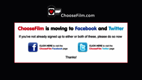 What Choosefilm.com website looked like in 2016 (8 years ago)