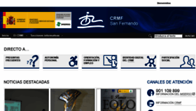 What Crmfsanfernando.es website looked like in 2016 (8 years ago)