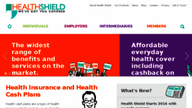 What Connect.healthshield.co.uk website looked like in 2016 (8 years ago)