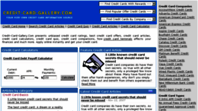 What Credit-card-gallery.com website looked like in 2016 (8 years ago)